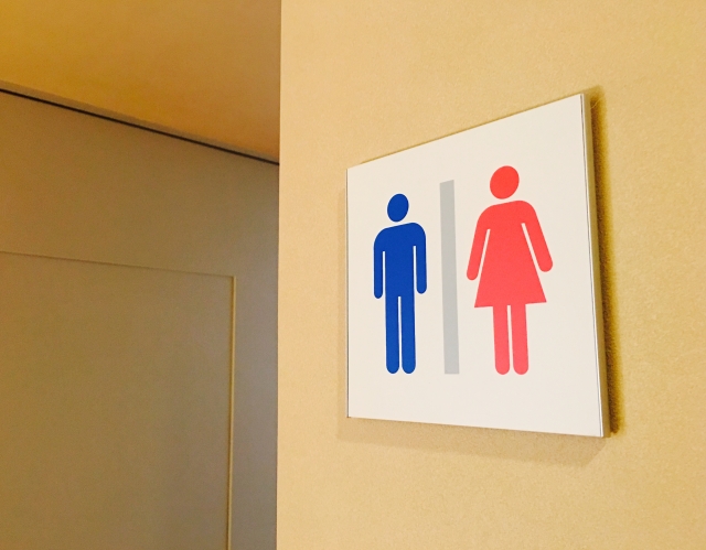日本のトイレの疑問！男女の表記、なぜ男は青で女は赤なの？